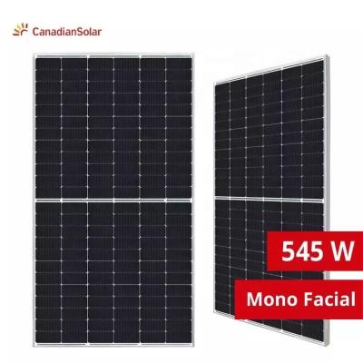 China 2278x1134x30mm Canadian Panel Modules Mono Facial Hiku6 High Power 535W Solar Panel for Solar Project for sale