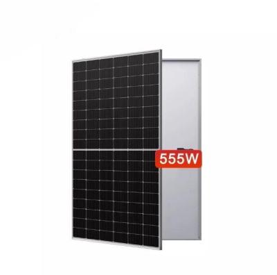 China Commerciële projecten 555W Longi zonnecellen 4,0 mm2 Kabel Halve cel PV-module 560W 565W Te koop