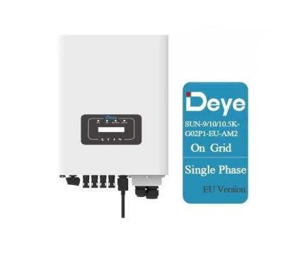 China 10.5Kw Deye Inverter with 2Mpp Trackers and -25 to 60C Operating Temperature Range for sale