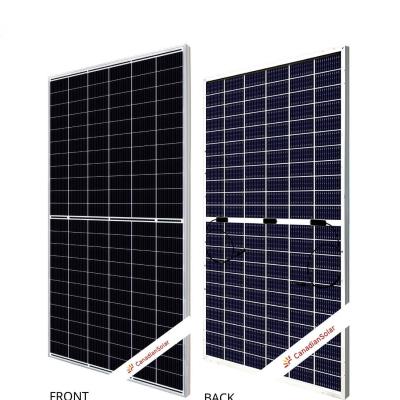 China 685W-715W N-type Bifacial TOPCon Technology Dual Glass Monocrystalline Panel by CanadianSolar for sale