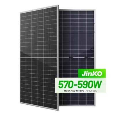 China 570W-590W Bifacial Dual Glass Monocrystalline Half Cell Module for Solar Energy System for sale