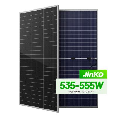 China Jinkosolar Monocrystalline Solar Module JKM535-555M with Dual Glass Bifacial Technology for sale