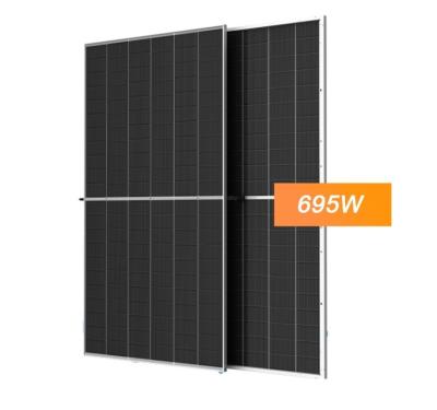 Cina Tecnologia pannello solare a doppio vetro 675W 680W 685W 690W 695W 700W per energia solare in vendita