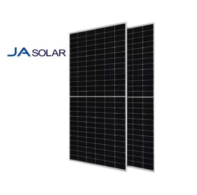 China JA Solar Panel Mono Facial Half Cell Module JAM78S30 GR PV Solar Module For Solar Energy System 585W for sale