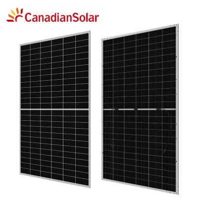 China Monocrystalline Silicon Cells 144 Cells Double Glass Bifacial PV Panel CanadianSolar for sale