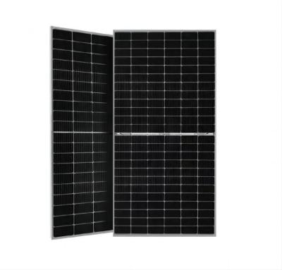 China Solar Panel 565W-595W Monocrystalline PV Module with Bifacial N-Type TOPCon Technology and Dual Glass for sale