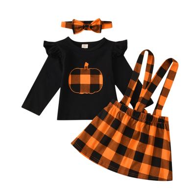 China Breathable 2021 Baby Boutique Clothing Halloween Clothing Sets Children's Halloween Outfit for sale