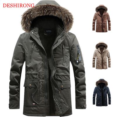 China New Winter Breathable Cotton Heated Hoodie Coat Heated Jacket For Men's Hood Denim Jacket Men Plus Size Leisure Thick Winter Coat for sale