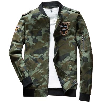 China 100%Cotton Camouflage Men's Anorak Coat QUICK DRY Casual Embroidery Jacket Slim Coat Men's Military Uniforms for sale