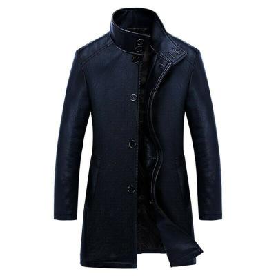 China Wholesale High Quality Classic Mens Stylish Breathable Slim Fit Faux Biker Leather Jacket For Outdoor Casual for sale