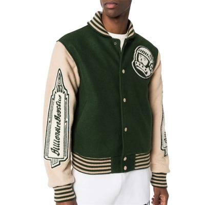 China QUICK DRY Pilot Men Jacket Coat Embroidery Letterman Jacket Autumn Winter Customization Baseball Jacket for sale