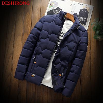 China New Reversible Down Jackets For Men Down Jacket Coat Solid Color Lattice Winter Thick Warm Mens Coats Plus Size Mens Coats for sale