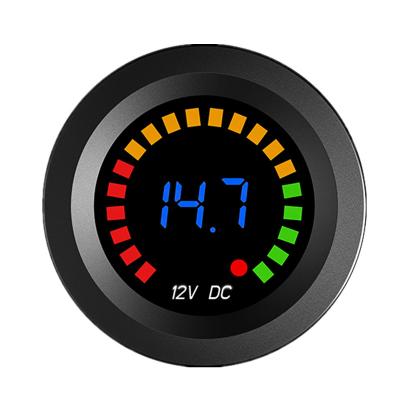 China Waterproof Voltage Meter 12V Battery Meter DC Voltmeter LED Digital Display Voltage Gauge CAR for sale