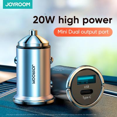 China Type-c 2020 Car Charger 20w Charger Mobile Phone JOYROOM QC3.0 And PD 20W For iPhone 12 Pro Max for sale