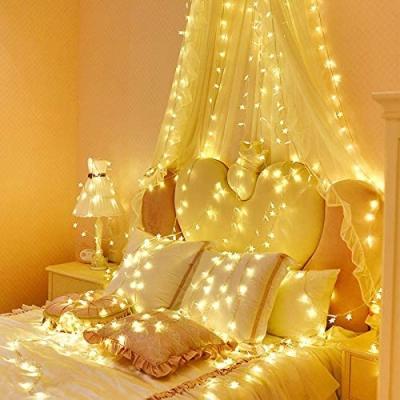 China High Quality Ultra Thin Led LANDSCAPE Holiday Decoration Light Copper Wire Fairy Rice Faceted String Christmas Lights for sale