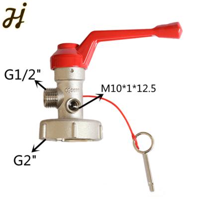 China 25KG Wheeled Trolley Type Brass Dry Powder Fire Extinguisher Valve for sale