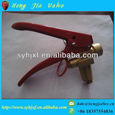 China PZ19.2 Co2 Fire Extinguisher Brass Cylinder Brass Valve for sale