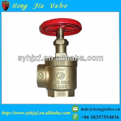 China Brass Fire Hose Brass Right Angle Valve for sale