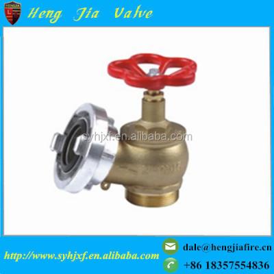 China 2014 New Arrival Brass Oblique Fire Hydrant Valve With Storz Adapter for sale