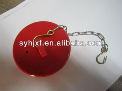 China Plastic Cap With Stainless Steel Chain And Brass Hook Fire Hydrant Valve Cover for sale