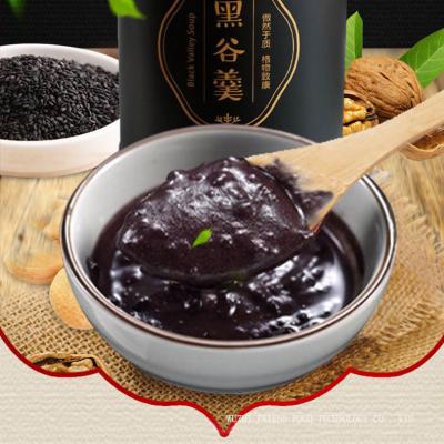 China Chinese black rice porridge health care nutrition sesame fast food factory supply natural snack 500g for sale