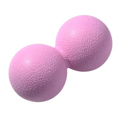 China Portable Factory Custom Rubber Yoga Massage Roller Ball Foot Peanut Massage Ball for sale