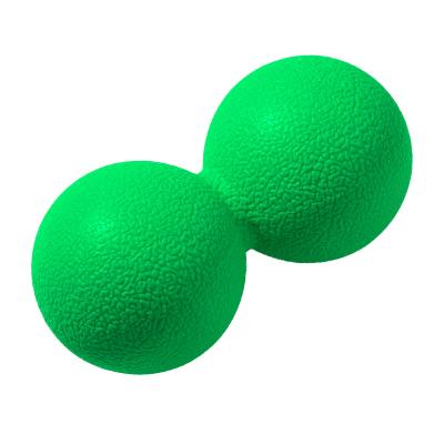 China Portable hot sale custom logo double massage ball double band massage ball sports fitness hand colorful body for yoga massage roller durable for sale