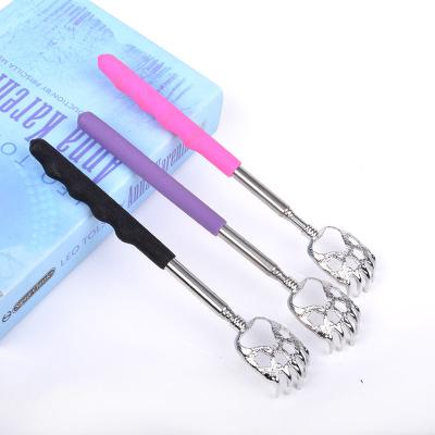 China Custom Portable Handheld Portable Telescopic Back Scratcher Handheld Stainless Steel Factory Claw Massager Back Scratcher Tool for sale