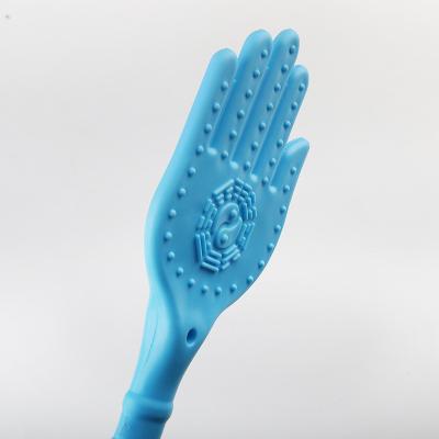 China New design color massager portable custom meridian massage stick silicone back massage hammer for sale