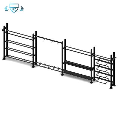 China Commercial Hot Sales Multifunctional Storage Rack For Gym Fitness Equipment for sale