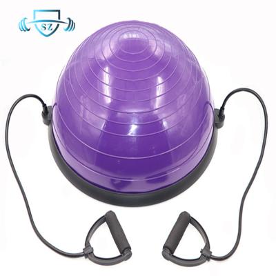 China Balance Exercises Yoga Fitness Pilates Ball Half Circle Semicircle For Balance Training Ball Hemisphere Ball For Sale for sale