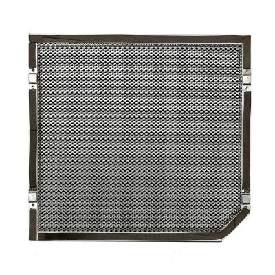 China Sustainable Cooker Hood Filters Aluminum Frame Activated Carhoneycomb Air Carbon Filter for sale