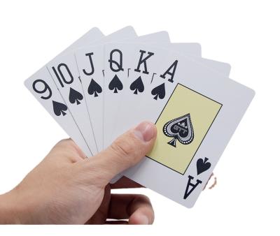 China Professional Custom 100% PVC Royal Plastic Poker Playing Cards 100% Poker for sale