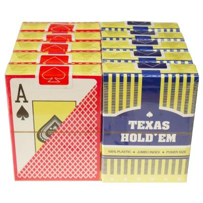 China 777 Customized Poker Index Poker Jumbo Size , Plastic Playing Cards for sale