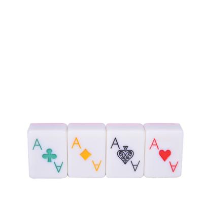 China Melamine Rummy Set 40#42# Family Travel Mahjong Set with Complimentary Dies for Storage and Portability for sale