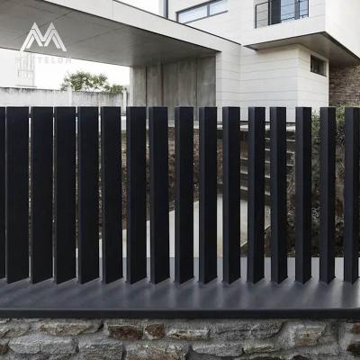 China Easily Assembled 3D Customized Fixation of Decorative Metal Fence Panels Metal Fence Slat Panels Powder-Coated Aluminum Fence Post for Pool for sale