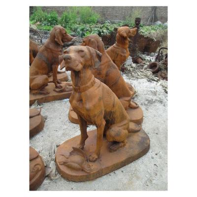 China 2021 factory sales hot vintage style metal animal statues decoration hot animal statues coffee table for sale