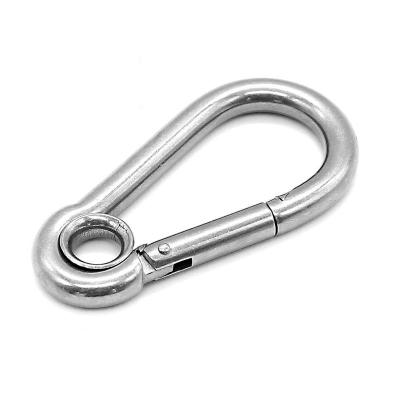 China Stainless Steel Viable Direct Spring Hammock Accessories Factory Snap Hook Carabiner for sale