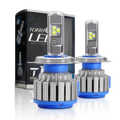 China T1 80W 8000lm Car LED Canbus YHKOMS Turbo Auto Fog Light A3 (8V1 LED Waterproof Car Headlight Bulbs 9012 H1 H7 H4 8V-48V for sale