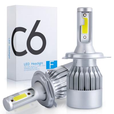 China 2021 Protection Good Quality C6 Lighting System 11000 Lumen LED Headlight Car Xenon Zenon Bulbs Car LED Waterproof Auto Headlight H7 H4 H11 9005 9006 for sale