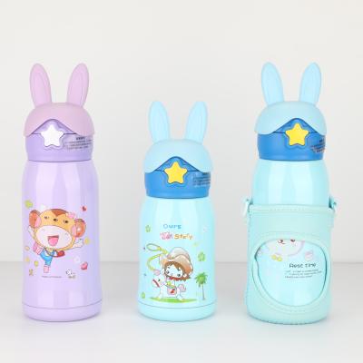 China Straw Type Thermal Bottle Kids Sustainable Insulated Thermo Water Bottle For Kids for sale