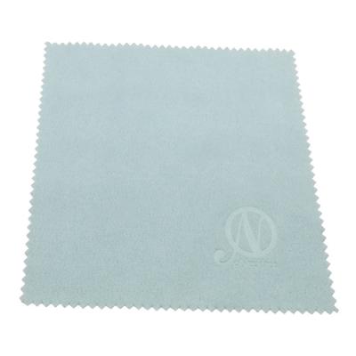 China Sustainable Microfiber Embossed Suede Lens Cleaning Cloth With Logo Embossed for sale