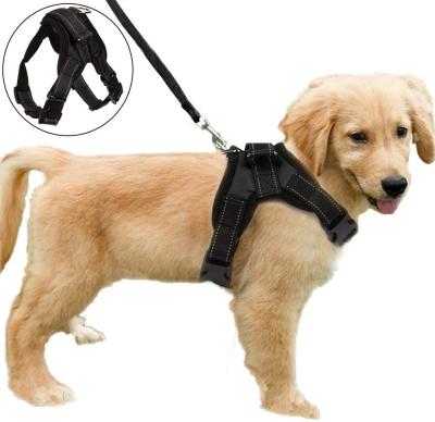 China Reflective Walking Dog No Pulling Dog Harness Adjustable Padded Dog Harness Vest for sale