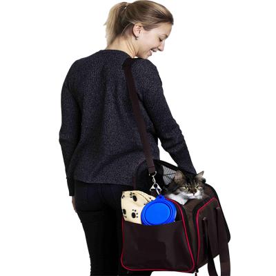 China Viable Soft Dog Pet Cage Carrier Dog Carrier Dog Bag Pet Travel Bag for sale