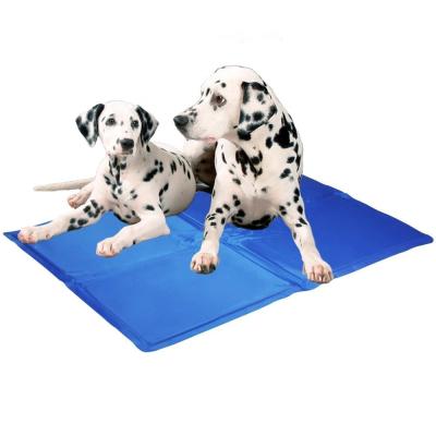 China Viable Self Re-usable Dog Mat Pet Ice Mat Dog Ice Cooling Cooling Pad for sale