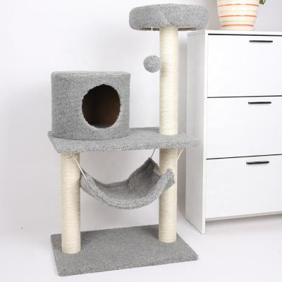 China Sustainable Cat Scratching Diy Tree Post Cat Treehouse Cat Tree for sale