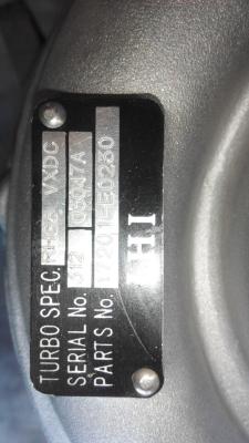 China Kobelco Excavator RHG6 Turbo VA570100 CXDI S1760-E0121, S1760-E0120, 24100-4480C, 17201-E0230 for sale