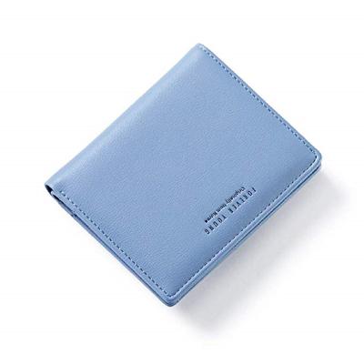 China Women's Cion Leather Wallet Portable Waterproof Hot Sale Fashion Short Clutch Ladies Purse for sale