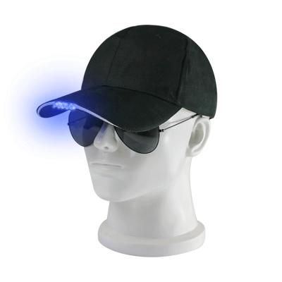 China COMMON luxury led lightweight baseball caps led baseball cap 2021 glow in the dark baseball cap for sale