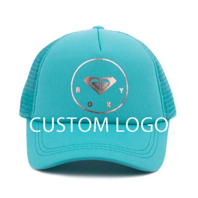 China Wholesale Gorra 3D COMMON Wholesale Premium Single Puff White 5 Panel Mens Logo Printing Foam Mesh Cap Custom Trucker Hat for sale